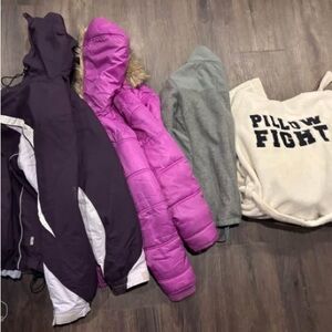 Women coat and robe bundle size small